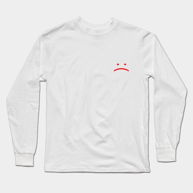 sad face Long Sleeve T-Shirt by GeleHaas